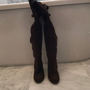 Sam Edelman brown suede boot